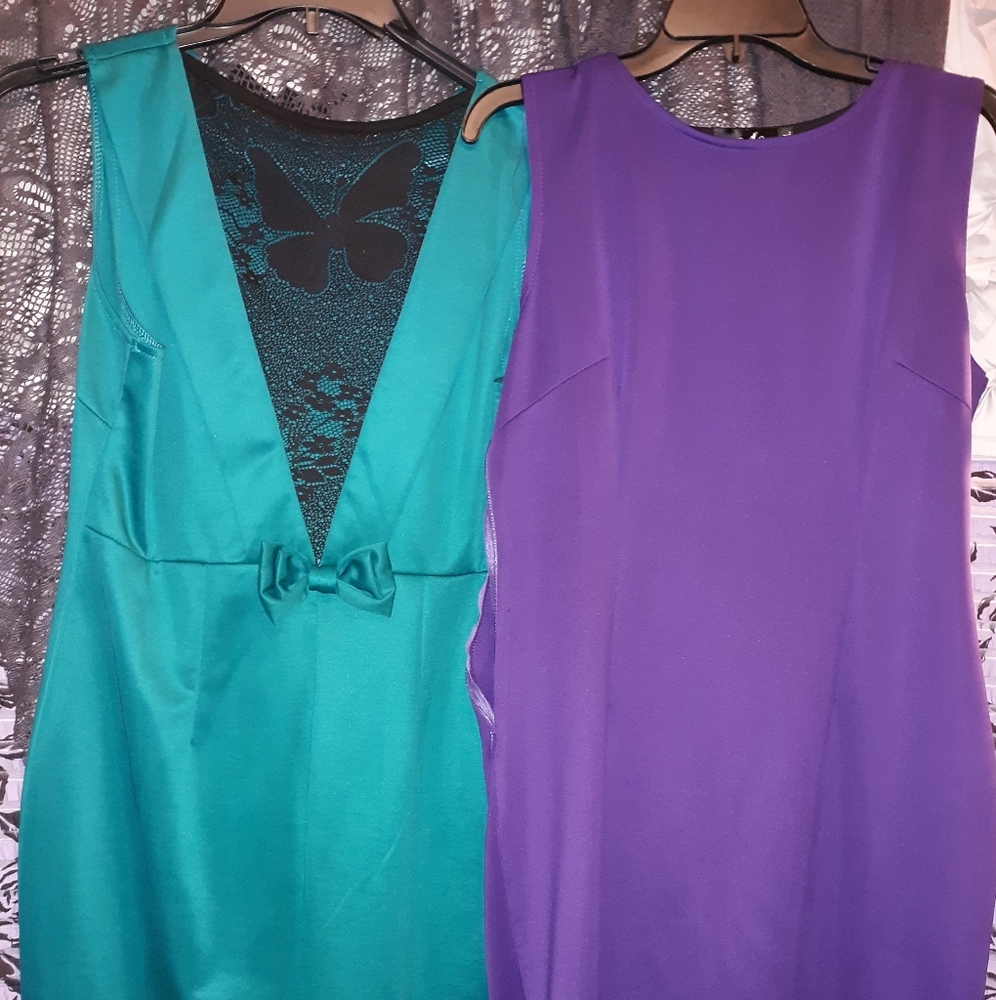 Lace&bow sheath style dresses sz xl nwot